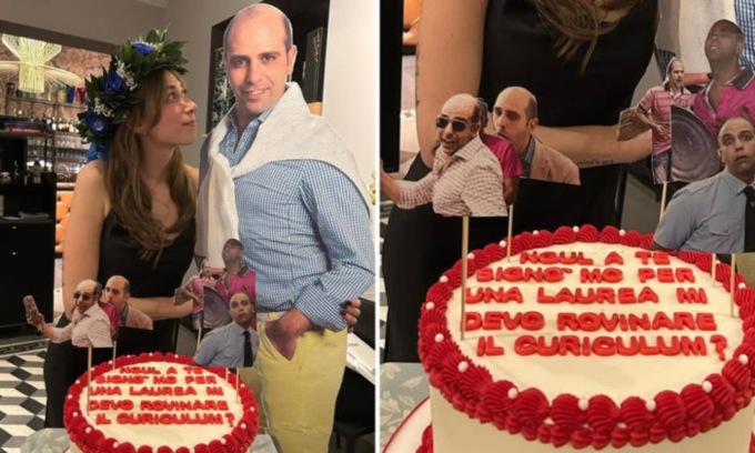Sara si laurea e organizza una festa a tema Checco Zalone e “posto fisso”, l’attore le risponde