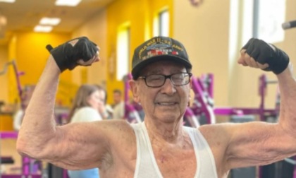 Andrew Bostinto, il bodybuilder più anziano del mondo ha... cento anni