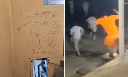 Evadono di prigione staccando un wc dal muro e lasciano un messaggio: "Troppo facile"