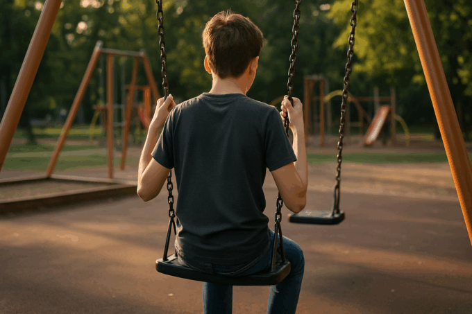 Il figlio 14enne usa l’altalena al parco giochi, mamma multata: “E’ troppo grande”