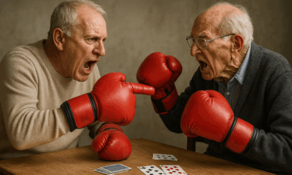 Il centro anziani diventa un ring, tra liti per le partite di scopa, fragole rubate e dentiere rotte