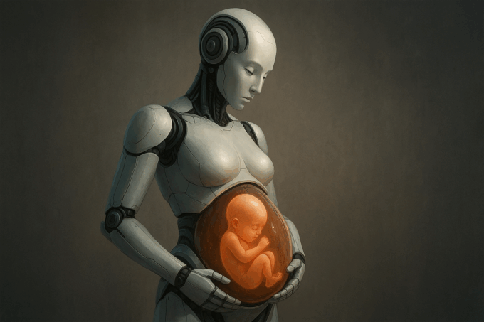 In Cina hanno creato un robot che può partorire grazie a un utero artificiale