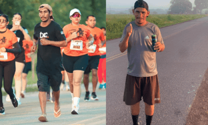 Ubriaco e in infradito partecipa alla corsa di 8 Km (che gli cambia la vita)