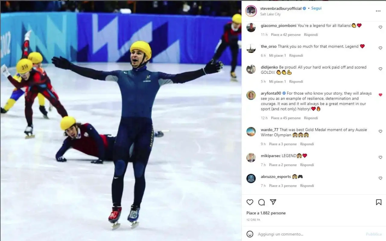 La vera storia di Steven Bradbury, il pattinatore che ha vinto un oro alle Olimpiadi per caso (o forse no)