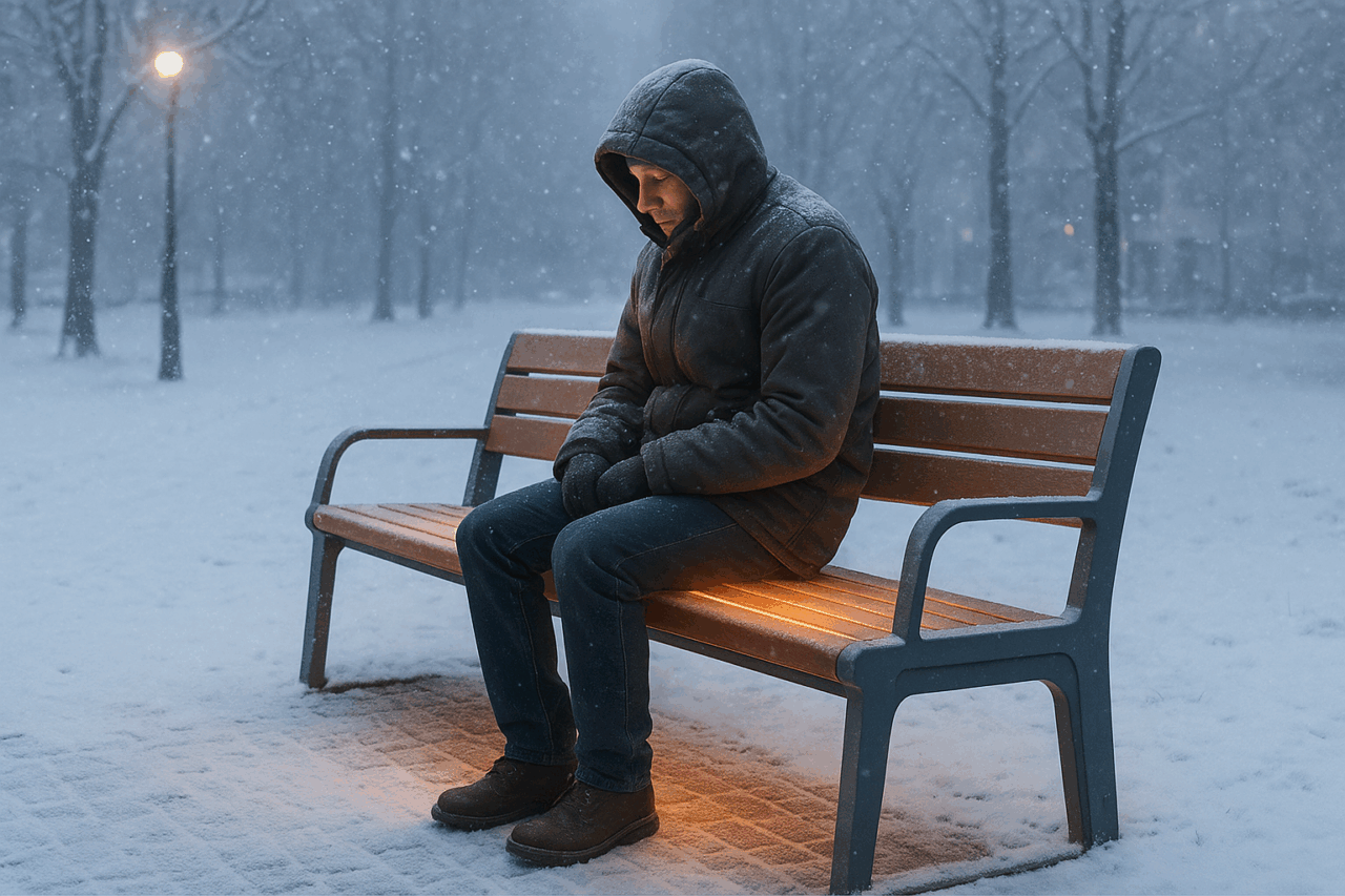 Panchine riscaldate ad energia solare per i senzatetto: leggenda urbana o tecnologia gentile?