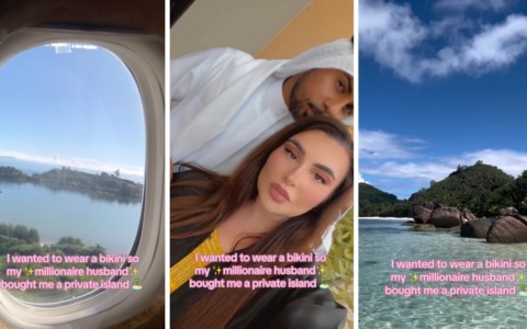 Sceicco compra un’isola alla moglie soltanto perché indossi il bikini senza che la veda nessuno