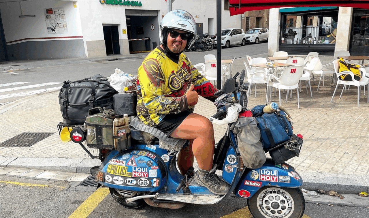 Da Rovigo al Senegal, 10.500 Km in sella alla Vespa