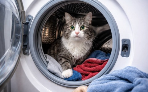 Il “miracolo di Natale” di Anacleto, il gatto sopravvissuto al lavaggio in lavatrice