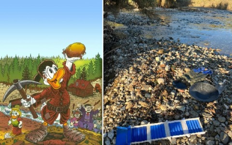 Ha trovato l’oro nel fiume in Lombardia