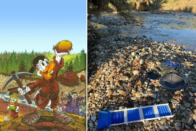 Ha trovato l’oro nel fiume in Lombardia