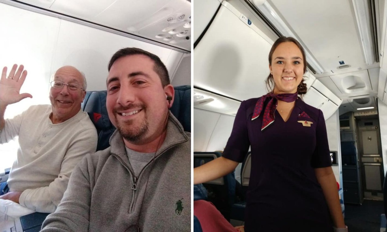 Padre compra sei voli per stare con la figlia hostess il giorno di Natale