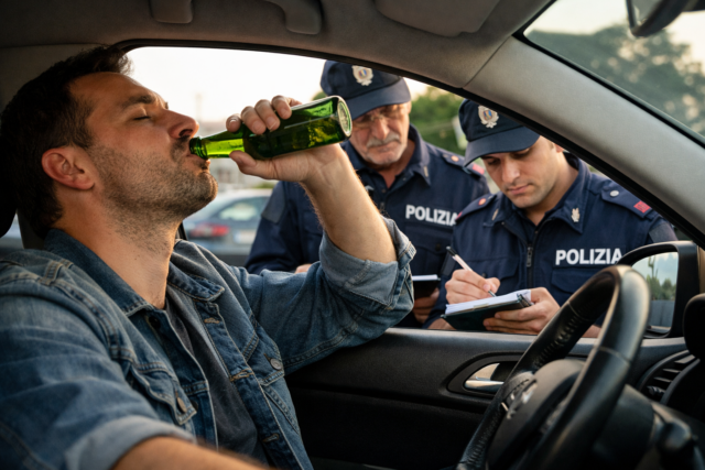 Beve birra al volante, ma è in parcheggio: gli ritirano la patente, vince in ricorso