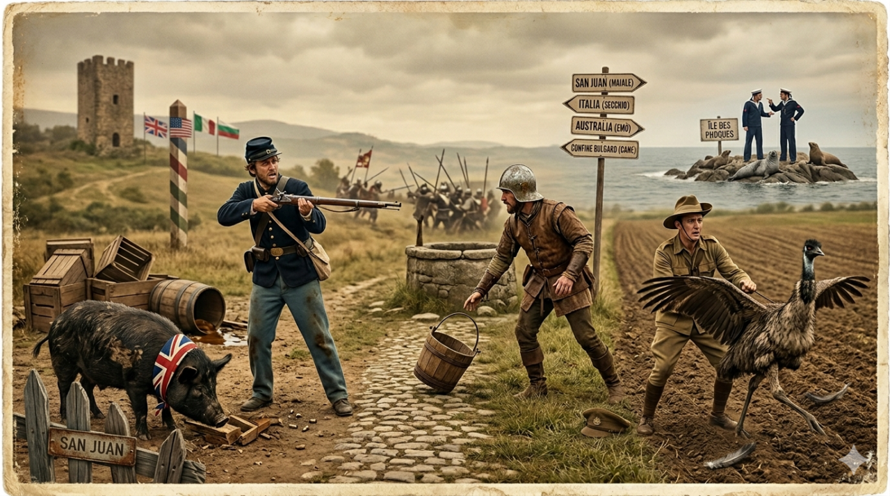 Dai maiali ai secchi di legno: quando le guerre cominciano per motivi assurdi