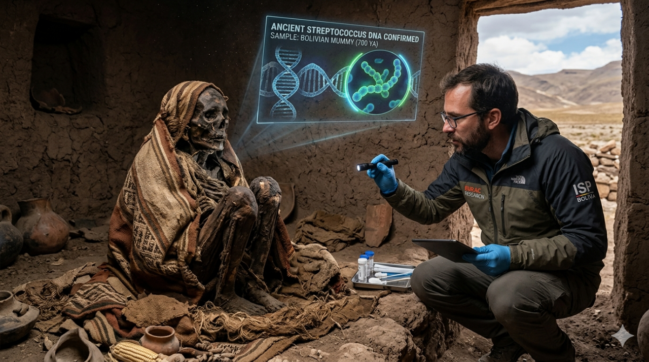 Batterio streptococco individuato in mummia boliviana di 700 anni fa