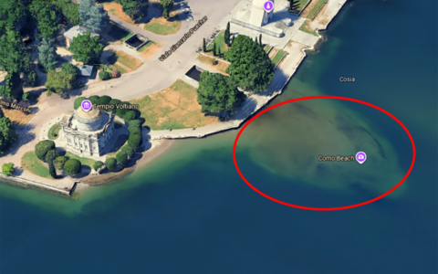 Google Maps promuove spiaggia abusiva: scoppia il caso a Como