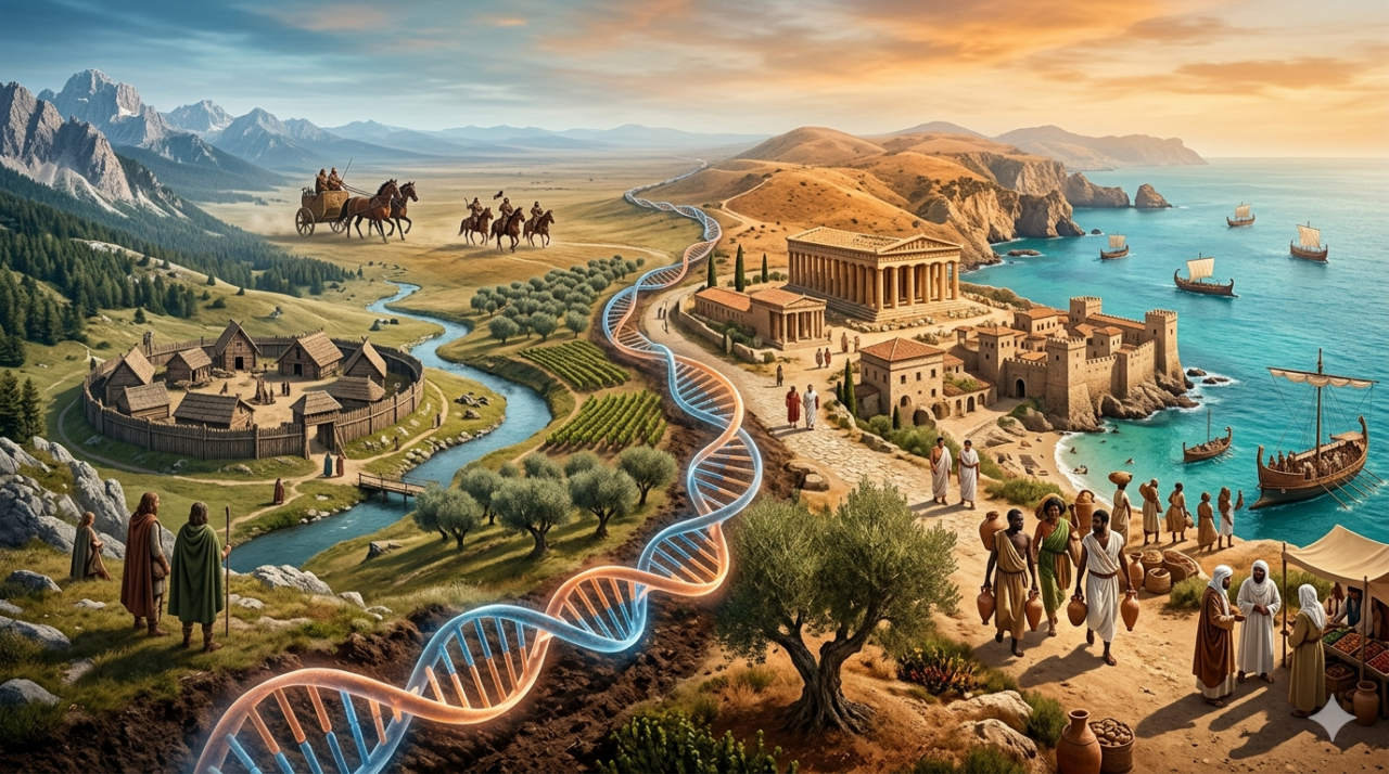 Il DNA fra la gente del Sud e quella del Nord Italia è il più diverso in Europa