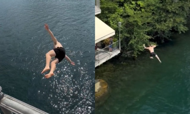 Sul lago di Como hanno un problema con i tuffi