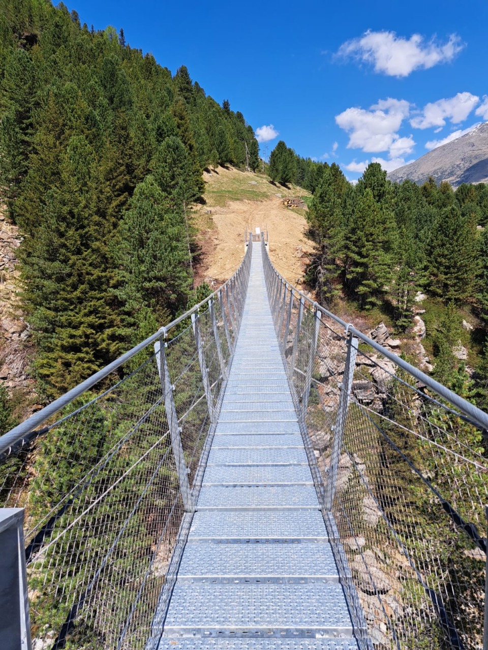 Nuovo ponte tibetano “delle Vacche” in Valtellina (ma ci passano solo gli escursionisti)
