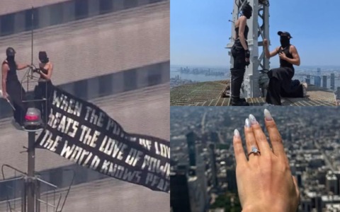 Scalano l’Empire State Building, poi lui le chiede di sposarlo: una volta scesi vengono arrestati