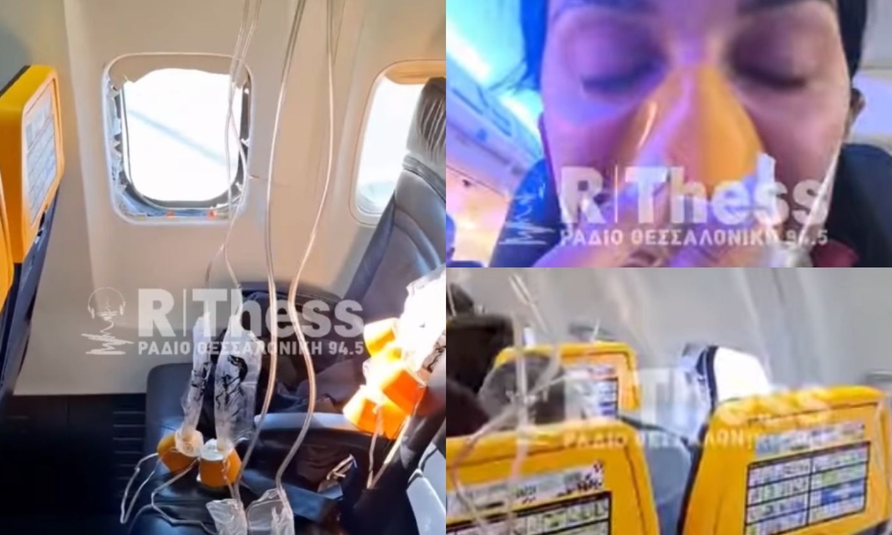 Paura su un volo Ryanair in Grecia: finestrino esplode pochi minuti dopo il decollo