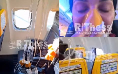 Paura su un volo Ryanair in Grecia: finestrino esplode pochi minuti dopo il decollo